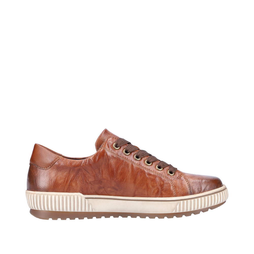 REMONTE Damen Sneaker Cognac braun D0700-22 mit TEX