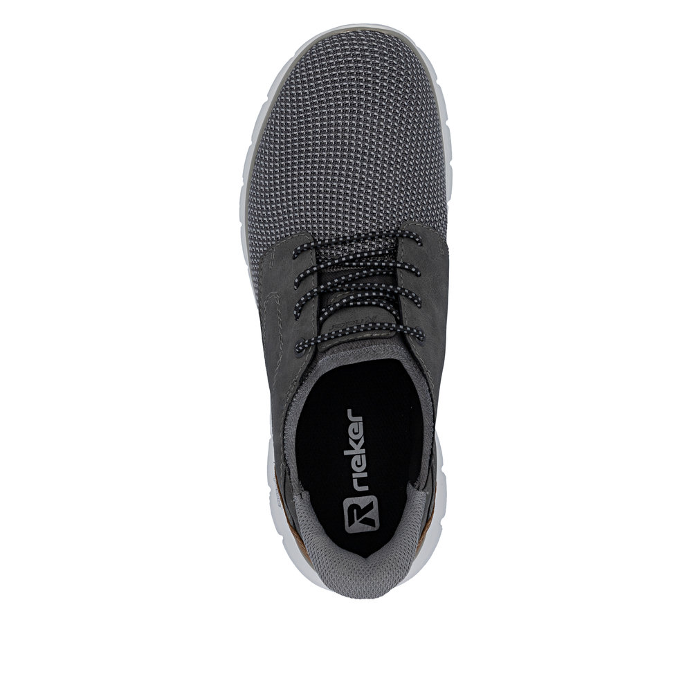 RIEKER Herren Sneaker Slipper grau B6658-42 Ready2Go