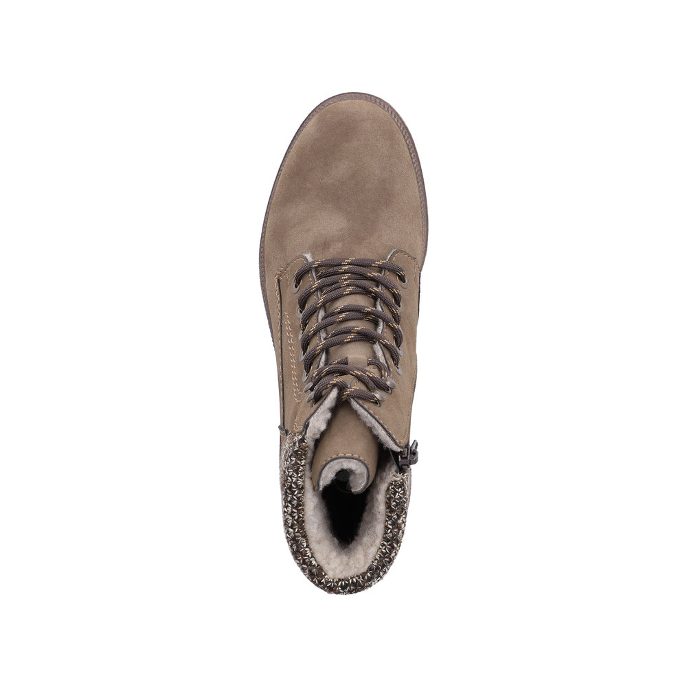 RIEKER Damen Stiefelette Boots braun Y7621-25 Biker-Style