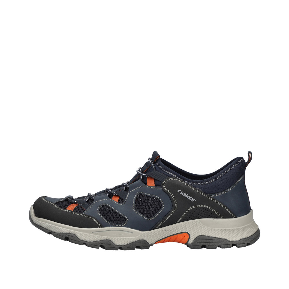 RIEKER Herren Sneaker Slipper blau B8350-14 Freizeitschuh RIEKER Herren Sneaker Slipper blau B8350-14 Freizeitschuh