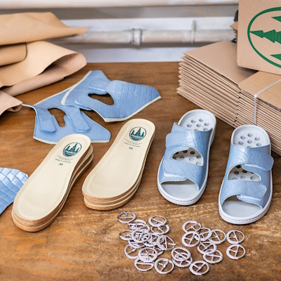 Helix Foto aus der Schuhherstellung