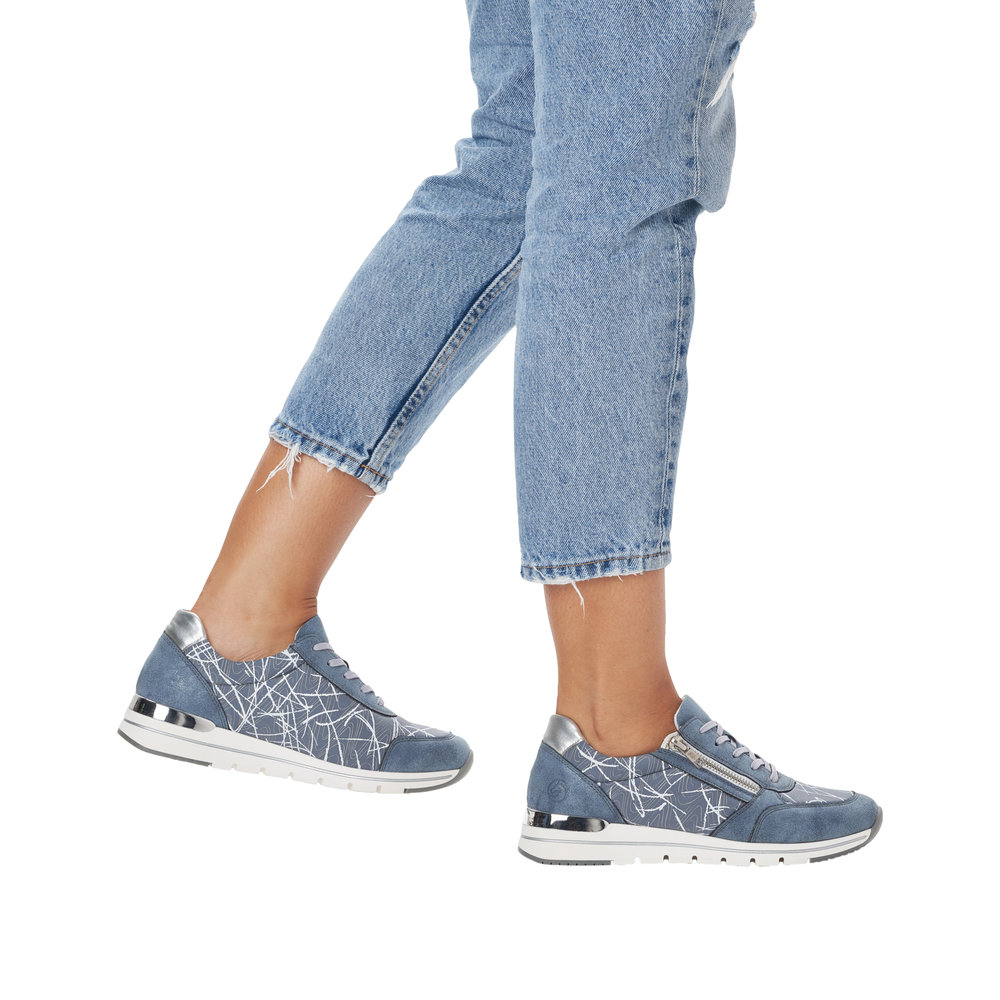 REMONTE Damen Sneaker hellblau R6700-13