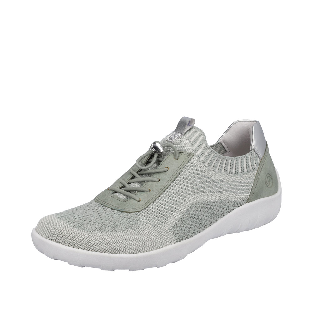 REMONTE Damen Sneaker Slipper grün R3518-52 Leichtgewicht