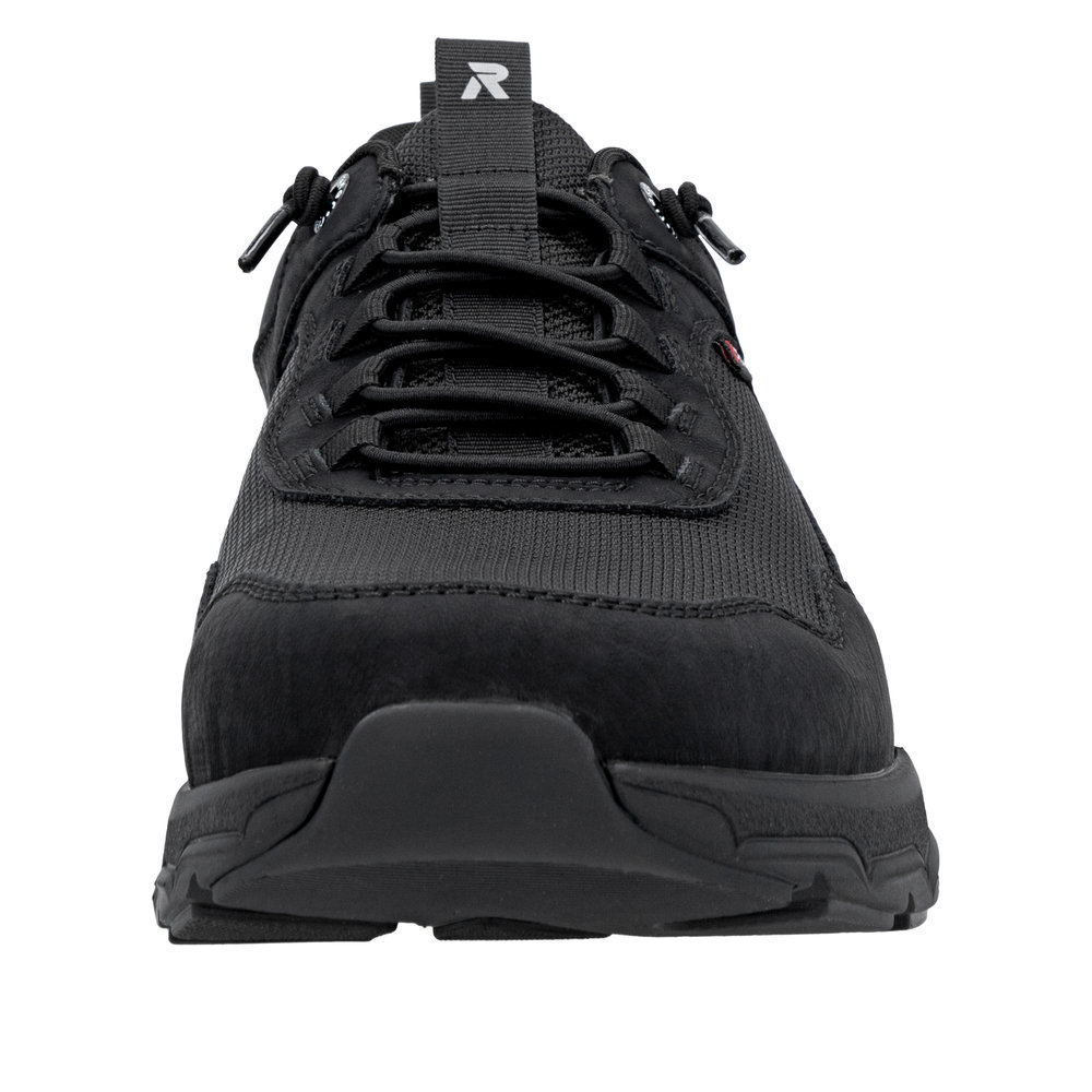 RIEKER Herren Sneaker Slipper schwarz 09105-00 mit TEX