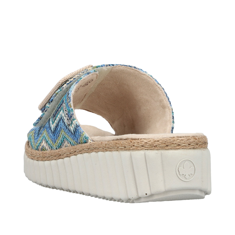 RIEKER Damen Pantolette blau 69253-90 Weite H