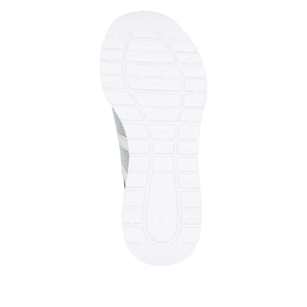 RIEKER Damen Sneaker Slipper grün M6061-52 leicht