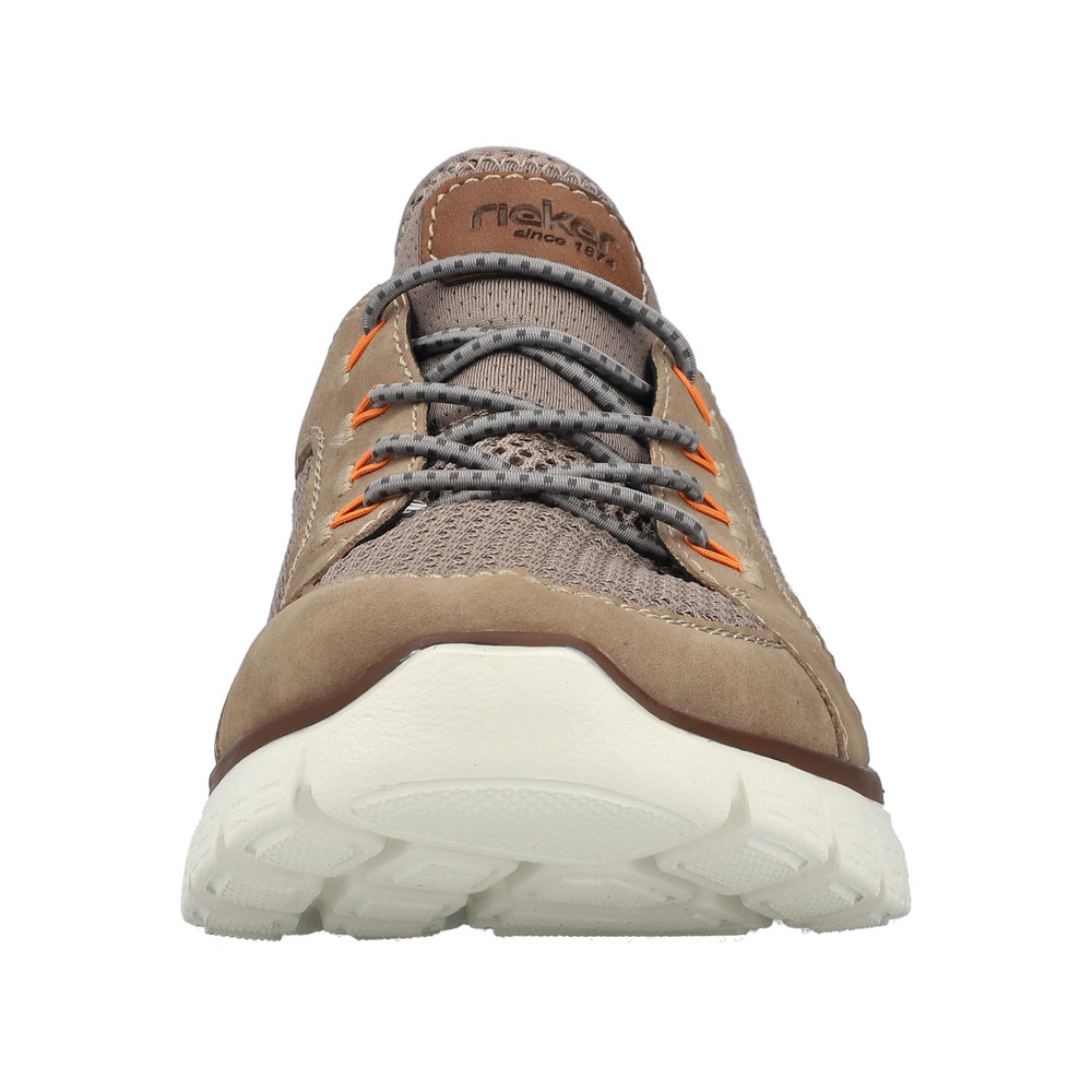 RIEKER Herren Sneaker Slipper braun B6660-64 luftdurchlässig