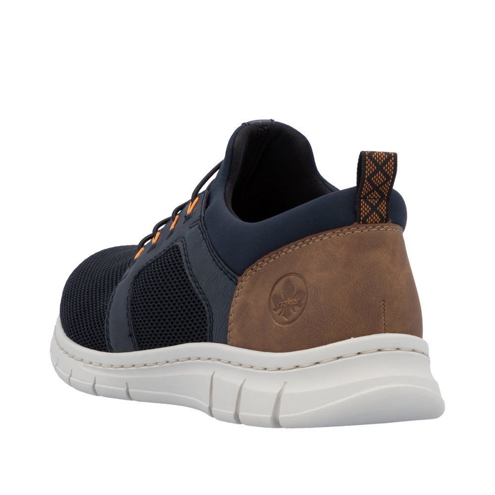 RIEKER Herren Sneaker Slipper blau B7796-14
