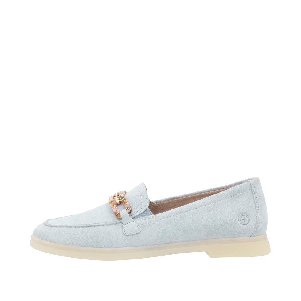 REMONTE Damen Loafer hellblau D2F00-12 REMONTE Damen Loafer hellblau D2F00-12