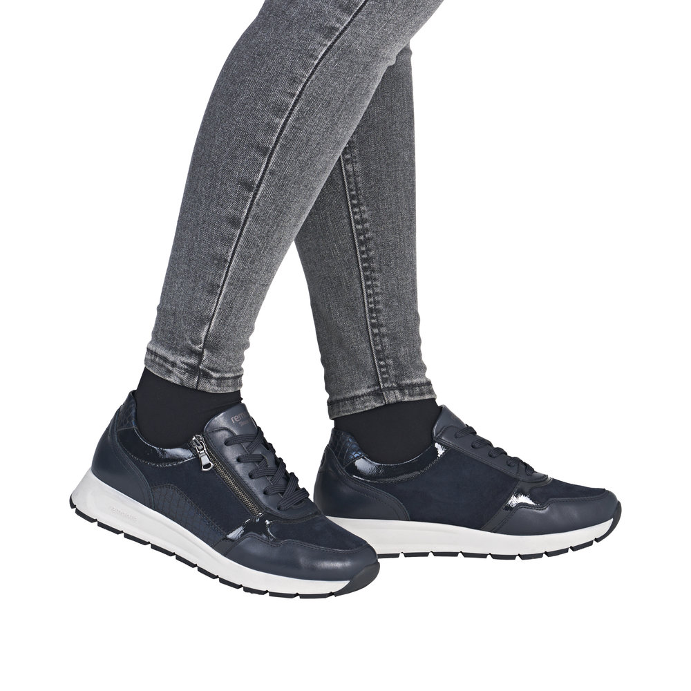 REMONTE Damen Sneaker blau DG05-14 Materialmix