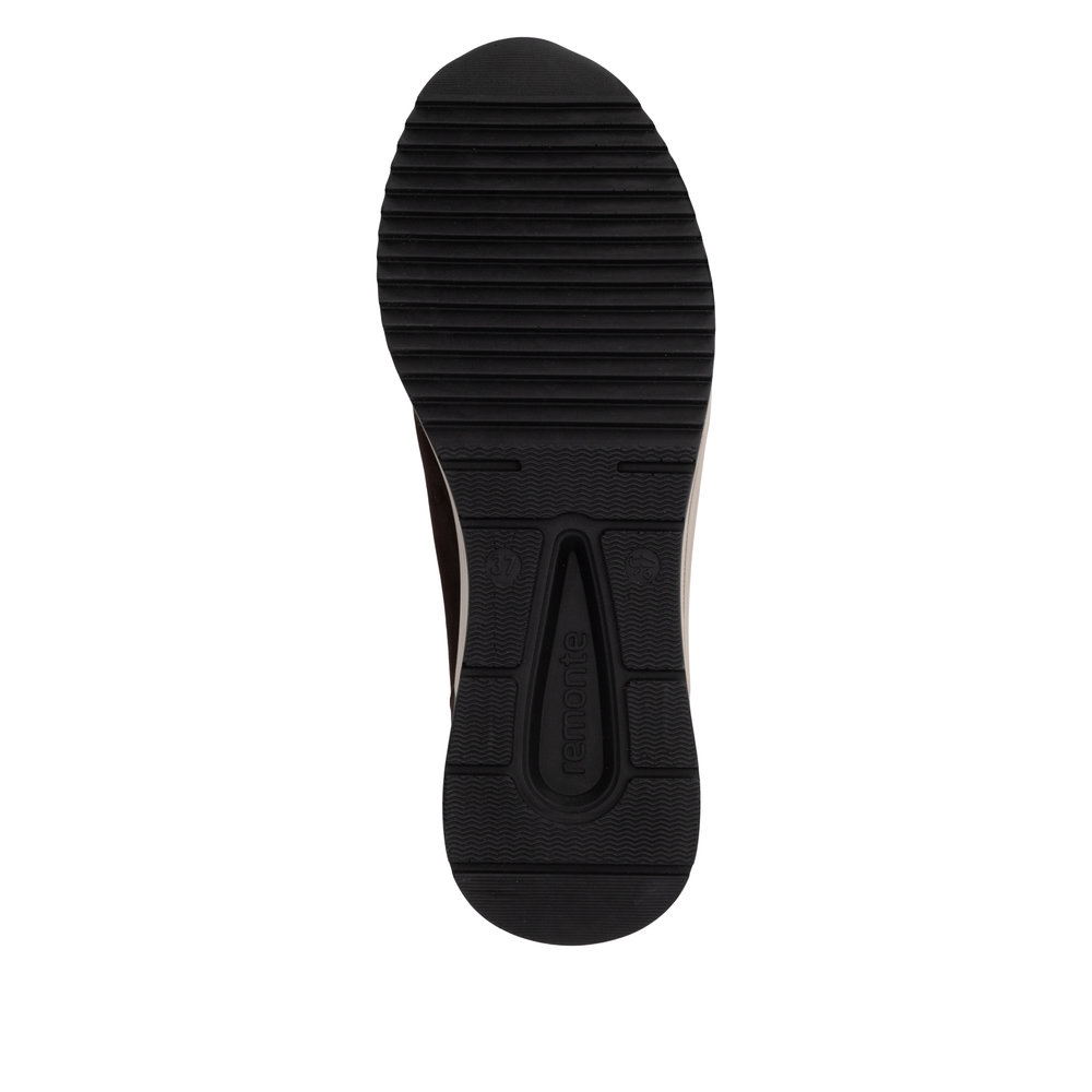 REMONTE Damen Stiefelette braun D0T77-25 mit Keilabsatz 55 mm