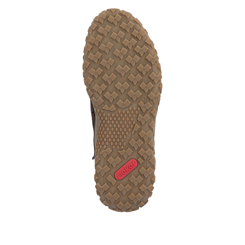 RIEKER Herren Stiefelette braun 08102-25 mit TEX und Flex Sohle
