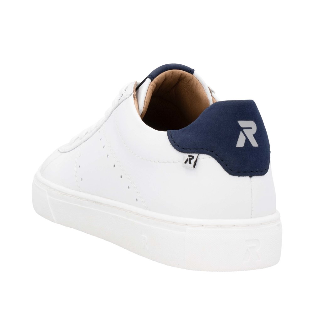 RIEKER Herren Sneaker weiß U0704-80 Lederfutter