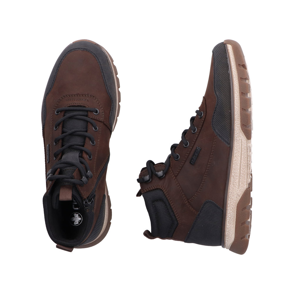 RIEKER Herren Stiefelette braun B9310-24 sportliche Optik