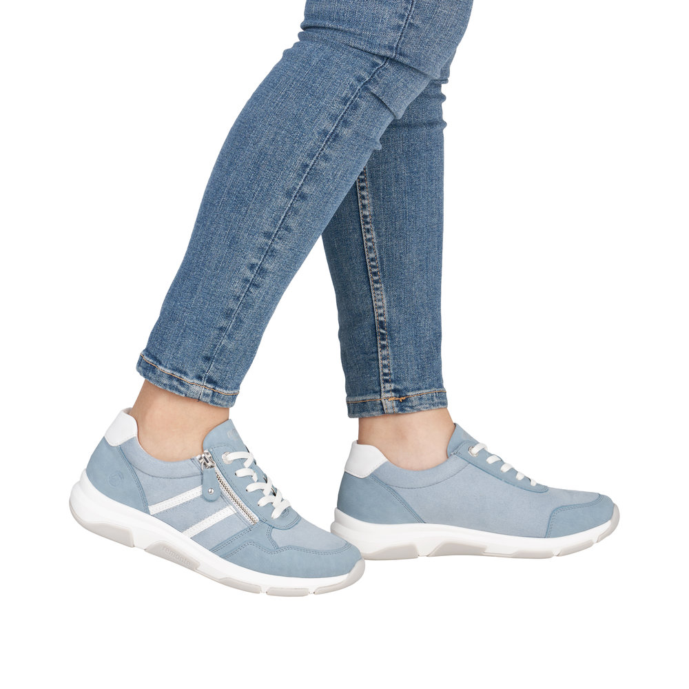 REMONTE Damen Sneaker hellblau D1S04-10 vegan