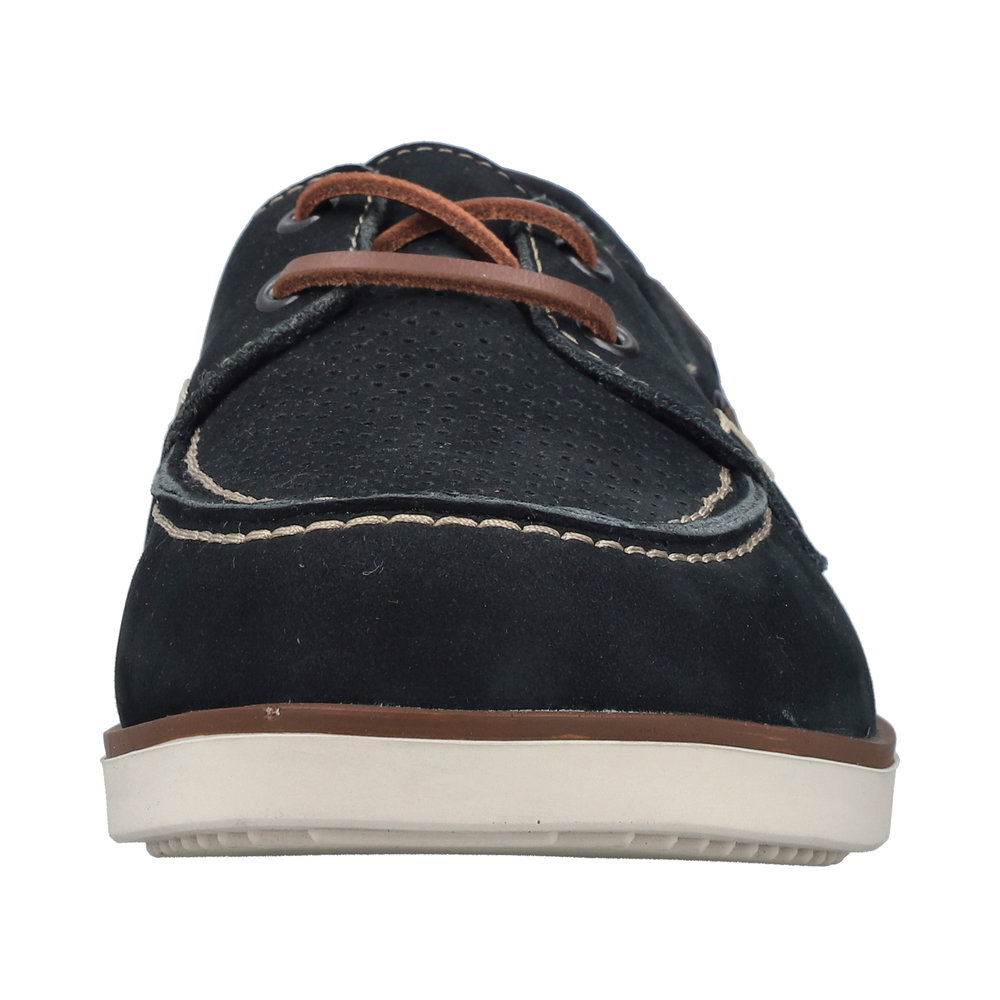 RIEKER Herren Halbschuh blau B2345-14 Bootsschuh