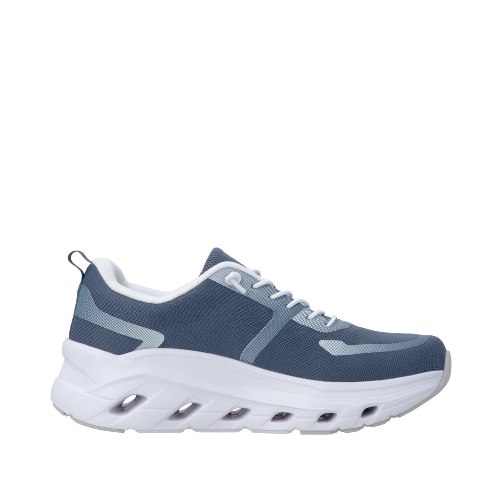 RIEKER Herren Sport Sneaker blau U3504-12 Weite H