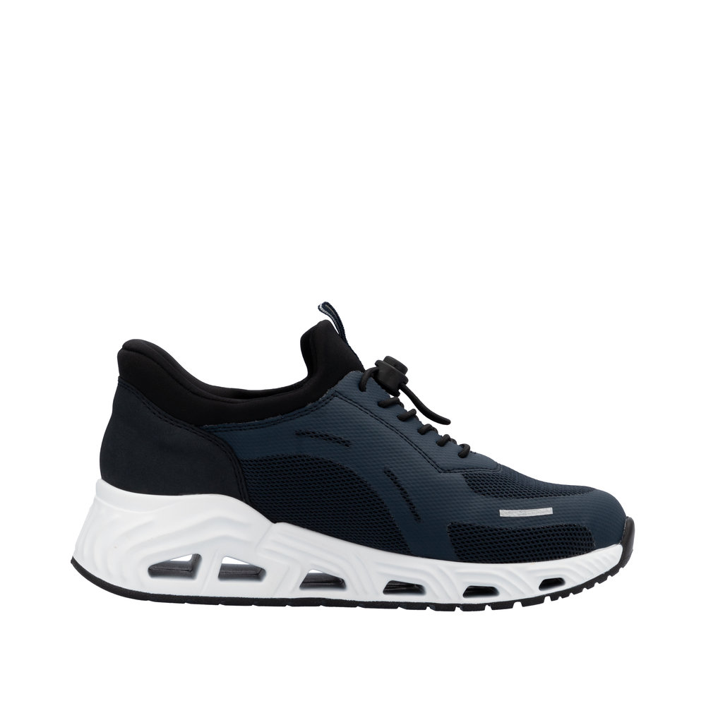 RIEKER Damen Sneaker Slipper dunkelblau N5257-14 Ready-to-Go