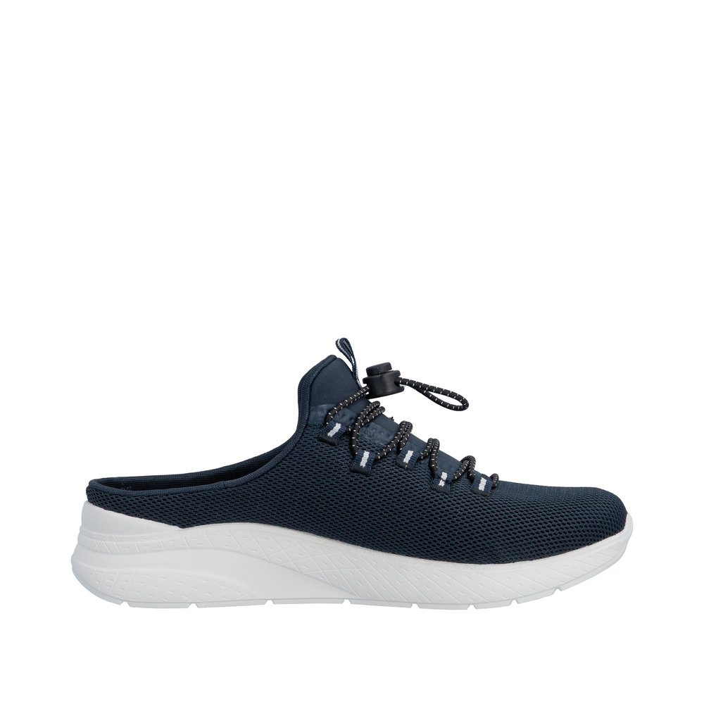 RIEKER Damen Sabot Slipper blau M8558-14 lose Einlage