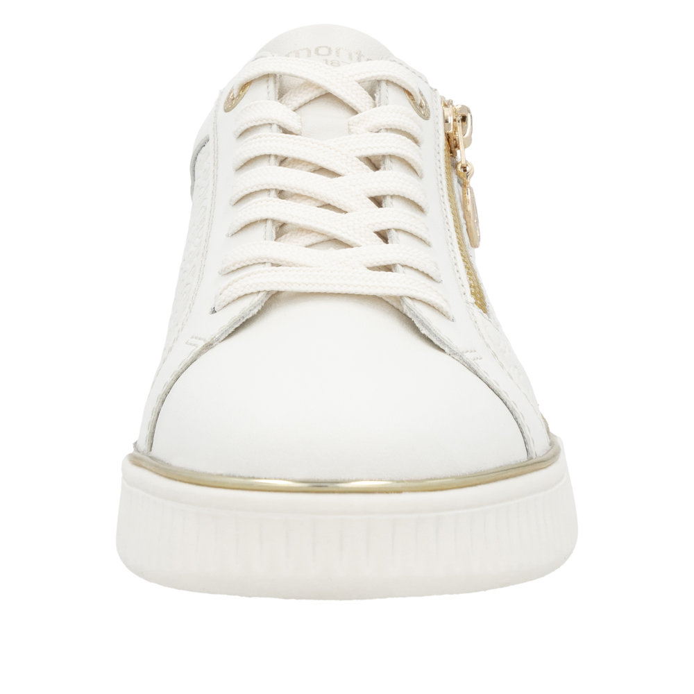REMONTE Damen Sneaker weiß gold D2E00-80