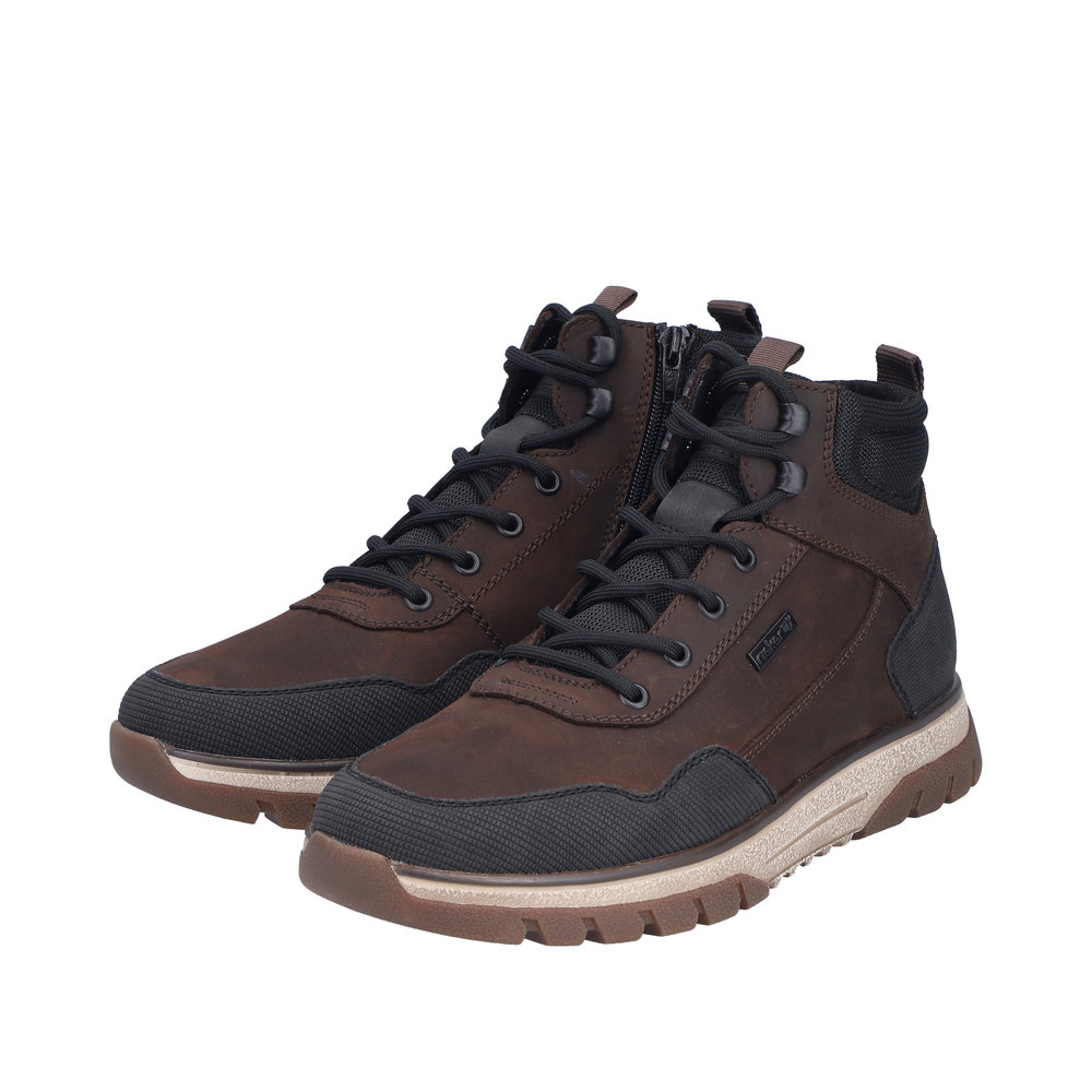 RIEKER Herren Stiefelette braun B9310-24 sportliche Optik