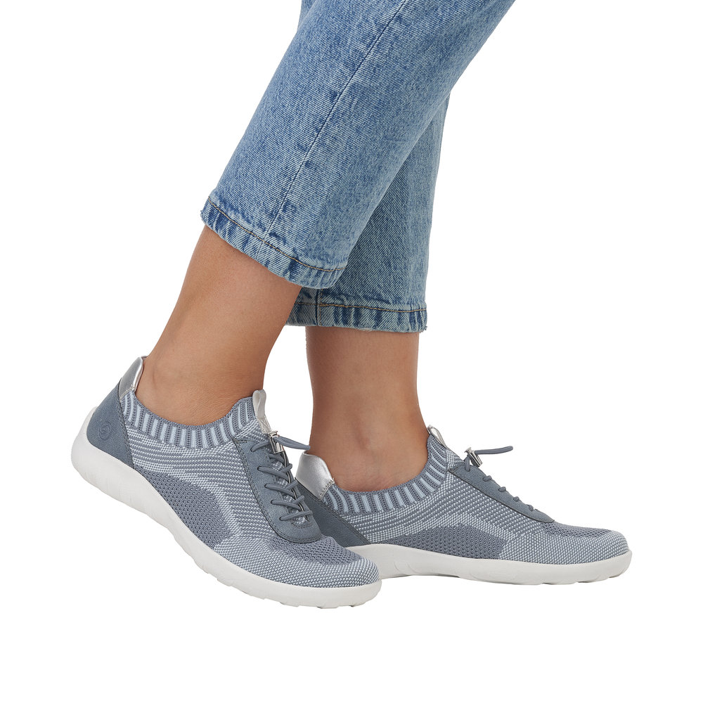 REMONTE Damen Sneaker Slipper hellblau R3518-15