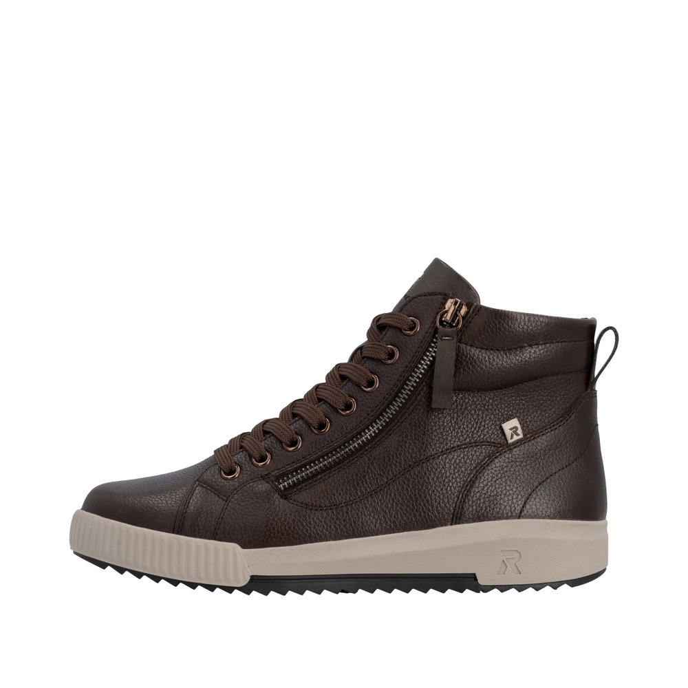 RIEKER Damen Stiefelette braun W0164-25 echt Leder RIEKER Damen Stiefelette braun W0164-25 echt Leder