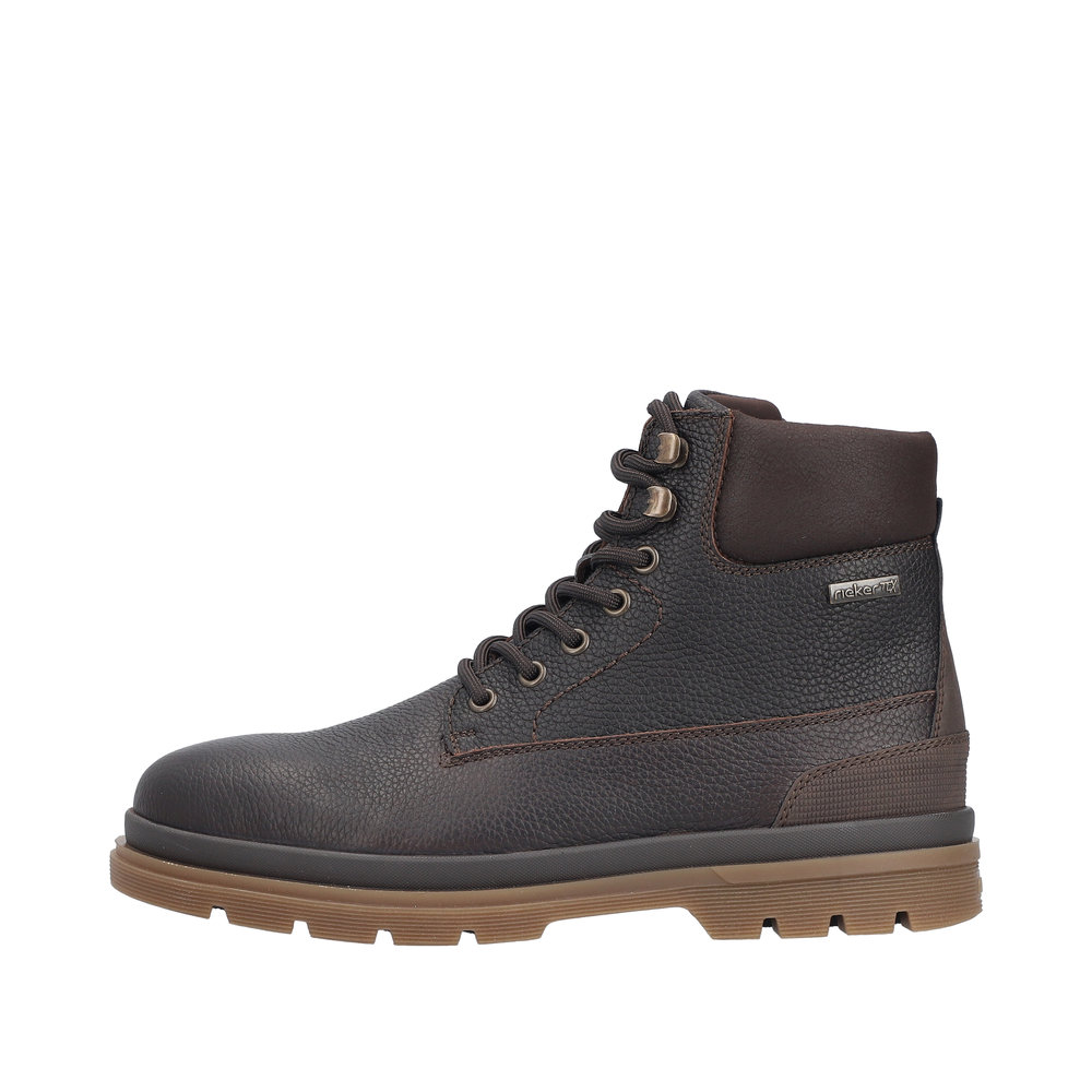 RIEKER Herren Stiefelette braun F7024-25 echt Leder mit TEX RIEKER Herren Stiefelette braun F7024-25 echt Leder mit TEX