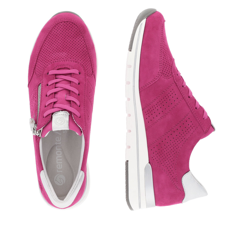 REMONTE Damen Sneaker pink R6705-31 echt Leder