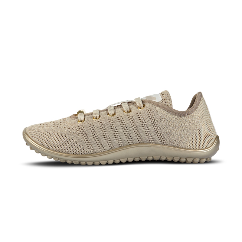 LEGUANO Go Gold Barfußschuh Damen Sneaker