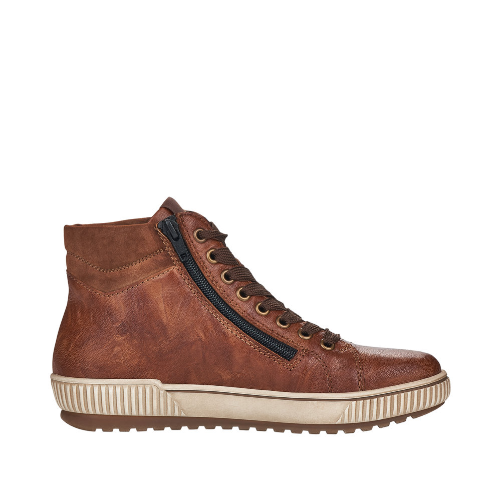 REMONTE Damen Stiefelette cognac braun D0772-22 mit TEX