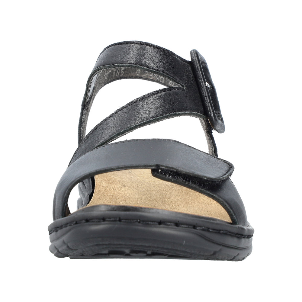 RIEKER Damen Sandale schwarz 64561-00 Leder RIEKER Damen Sandale schwarz 64561-00 Leder