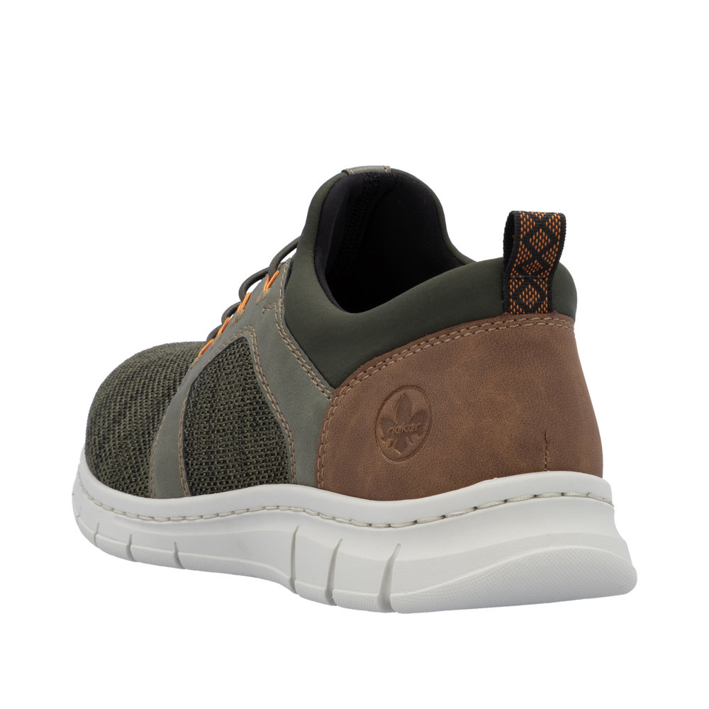 RIEKER Herren Sneaker Slipper grün B7796-54 leicht