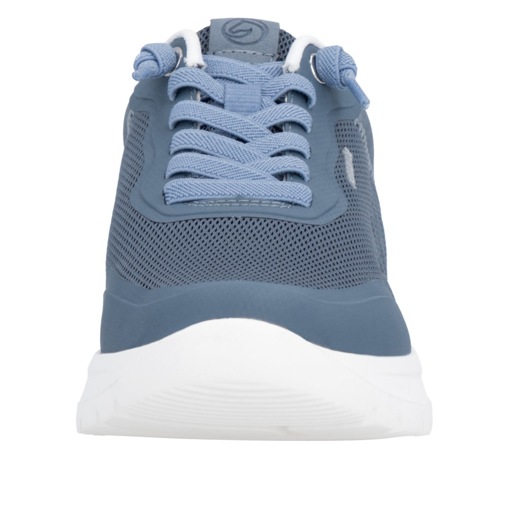 REMONTE Damen Sneaker Slipper hellblau D2V04-12 Gummizug