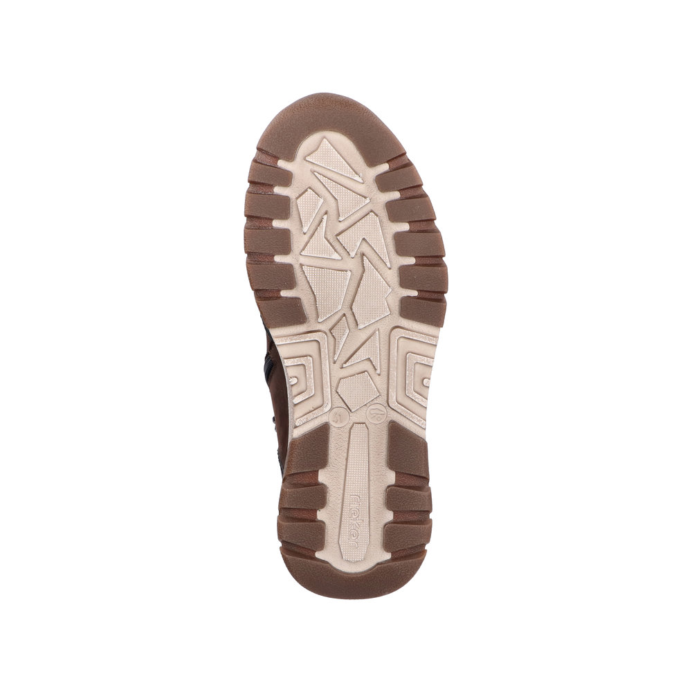 RIEKER Herren Stiefelette braun B9310-24 sportliche Optik