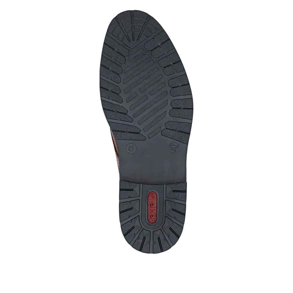 RIEKER Herren Halbschuh Stiefelette cognac 14609-24 echt Leder