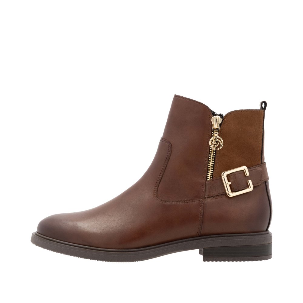 REMONTE Damen Stiefelette braun cognac D1U71-22