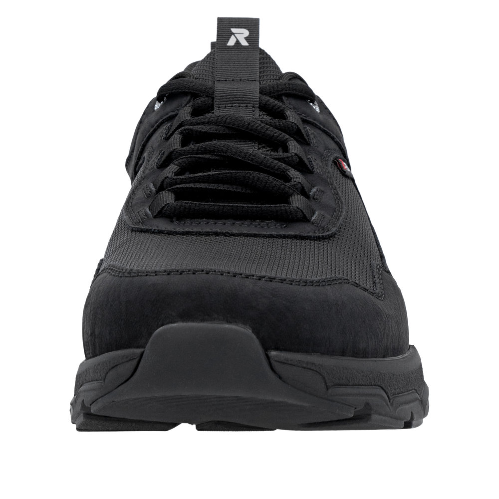 RIEKER Herren Sneaker Slipper schwarz 09105-00 mit TEX