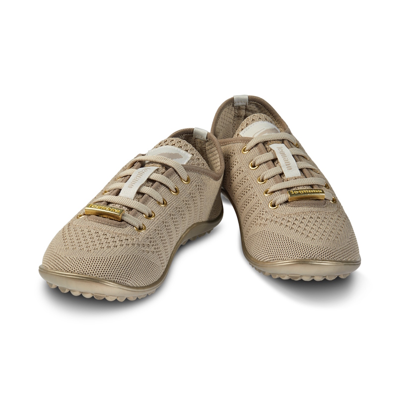 LEGUANO Go Gold Barfußschuh Damen Sneaker