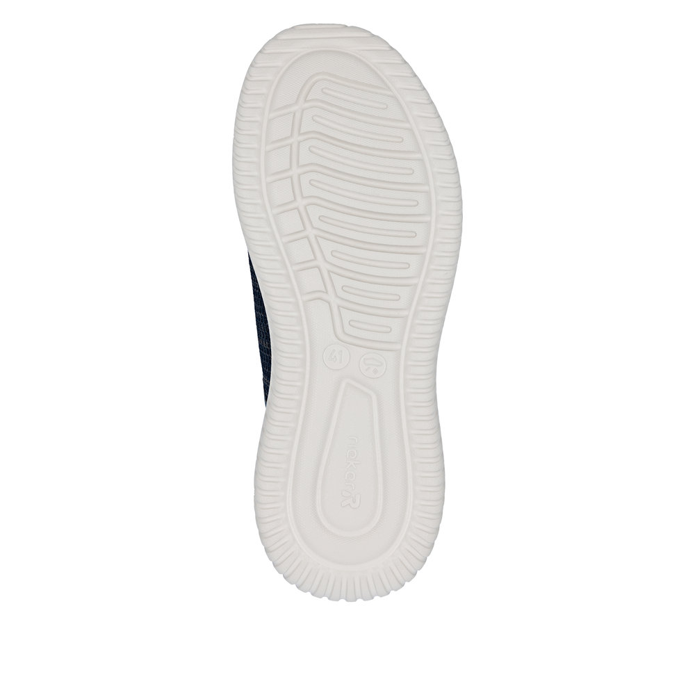 RIEKER Herren Sneaker Slipper blau B9651-14 Weite G