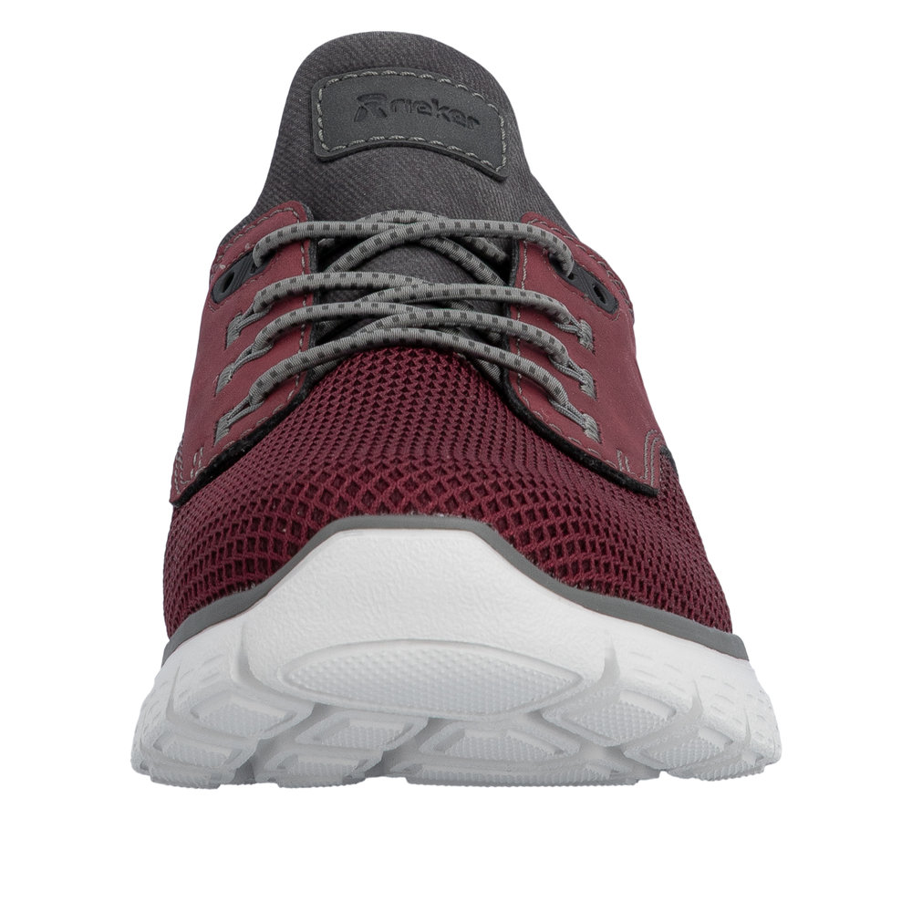 RIEKER Herren Sneaker Slipper rot B6652-35 bequem & leicht