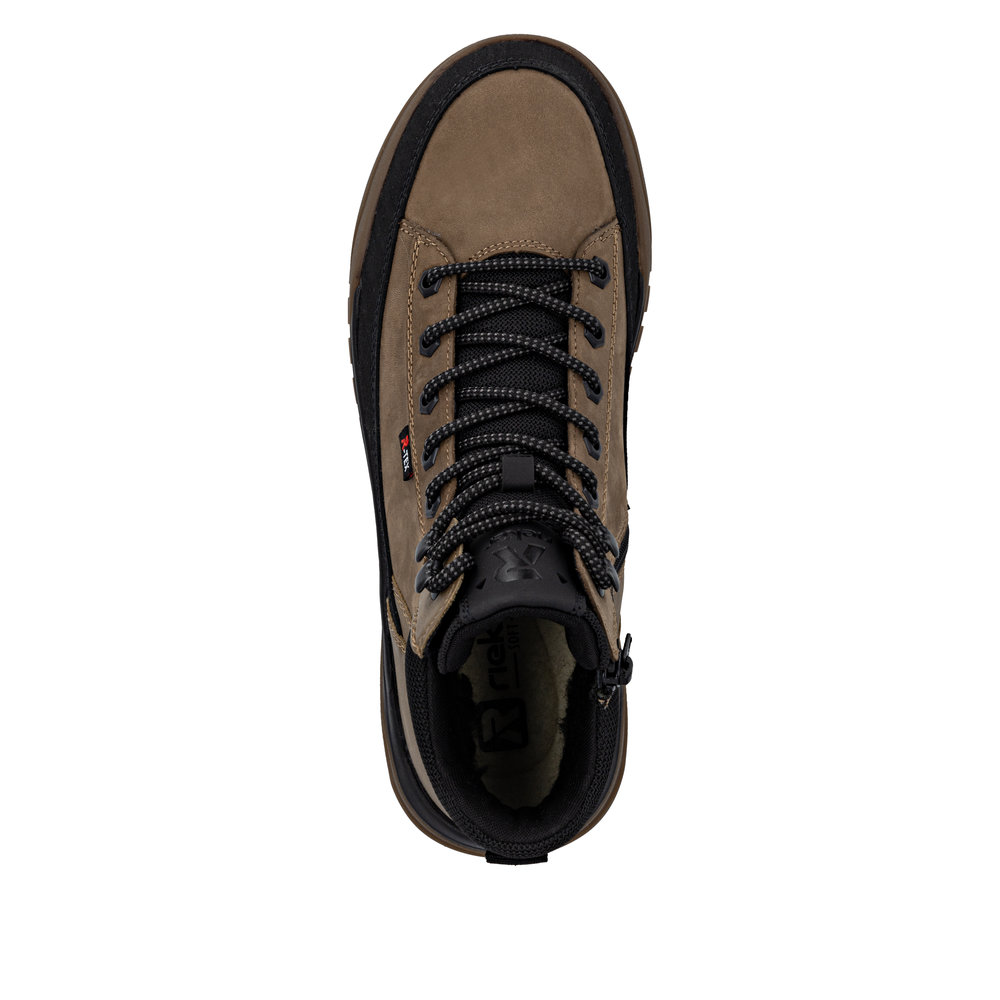 RIEKER Herren Stiefelette braun U1571-20 mit TEX