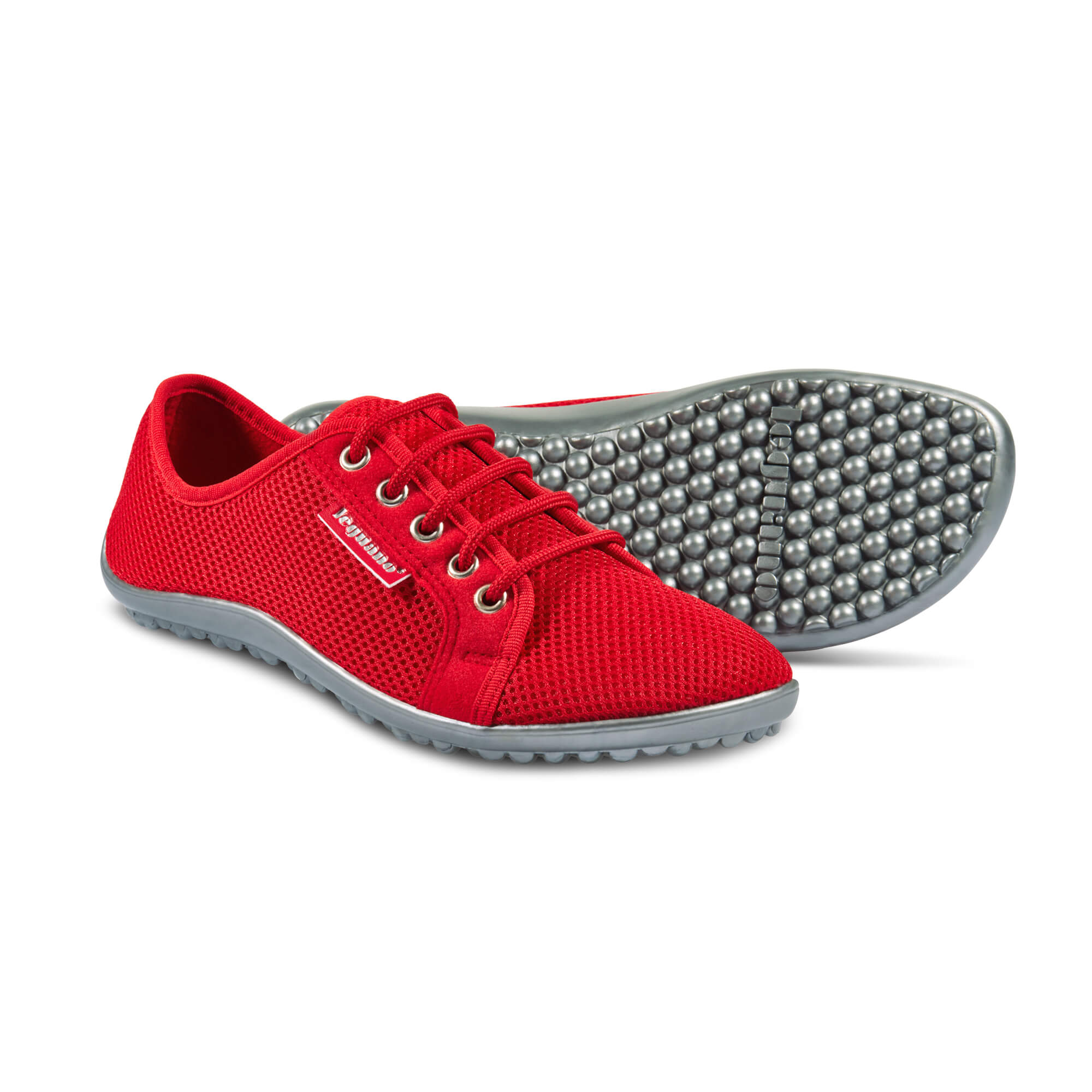 LEGUANO Aktiv rot Sohle Barfußschuh Unisex