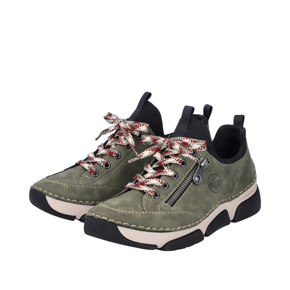 RIEKER Damen Sneaker Slipper 45973-54 grün