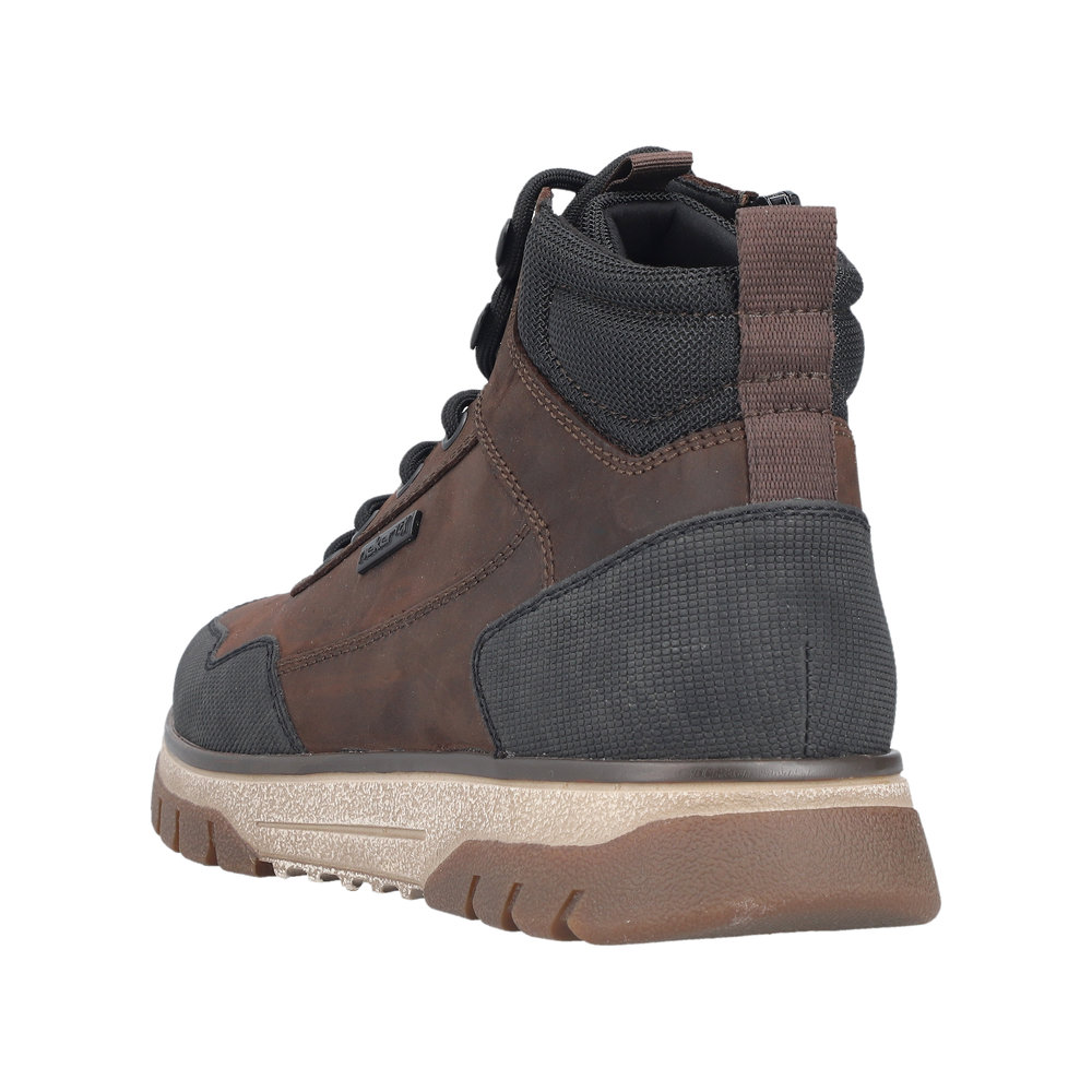 RIEKER Herren Stiefelette braun B9310-24 sportliche Optik