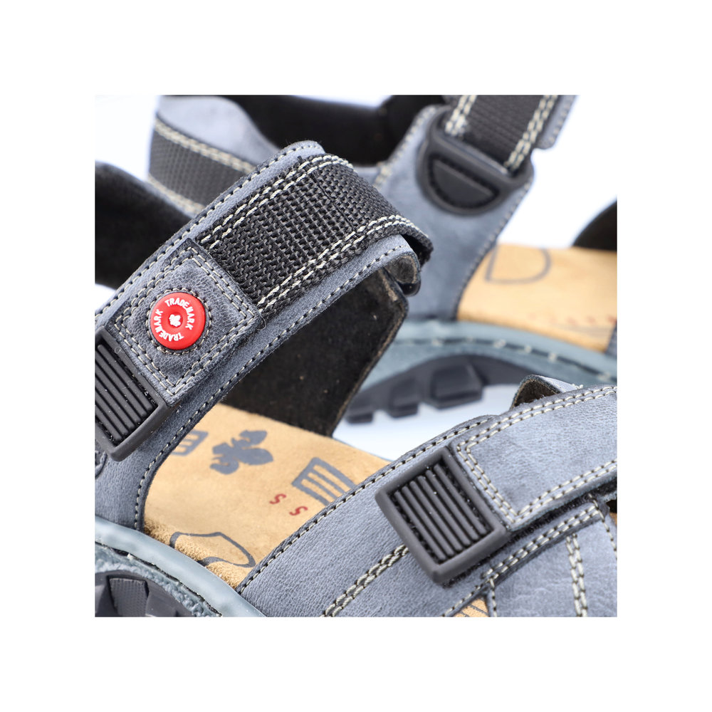 RIEKER Damen Sandalette Trekking blau 68851-14 Trekkingsandale