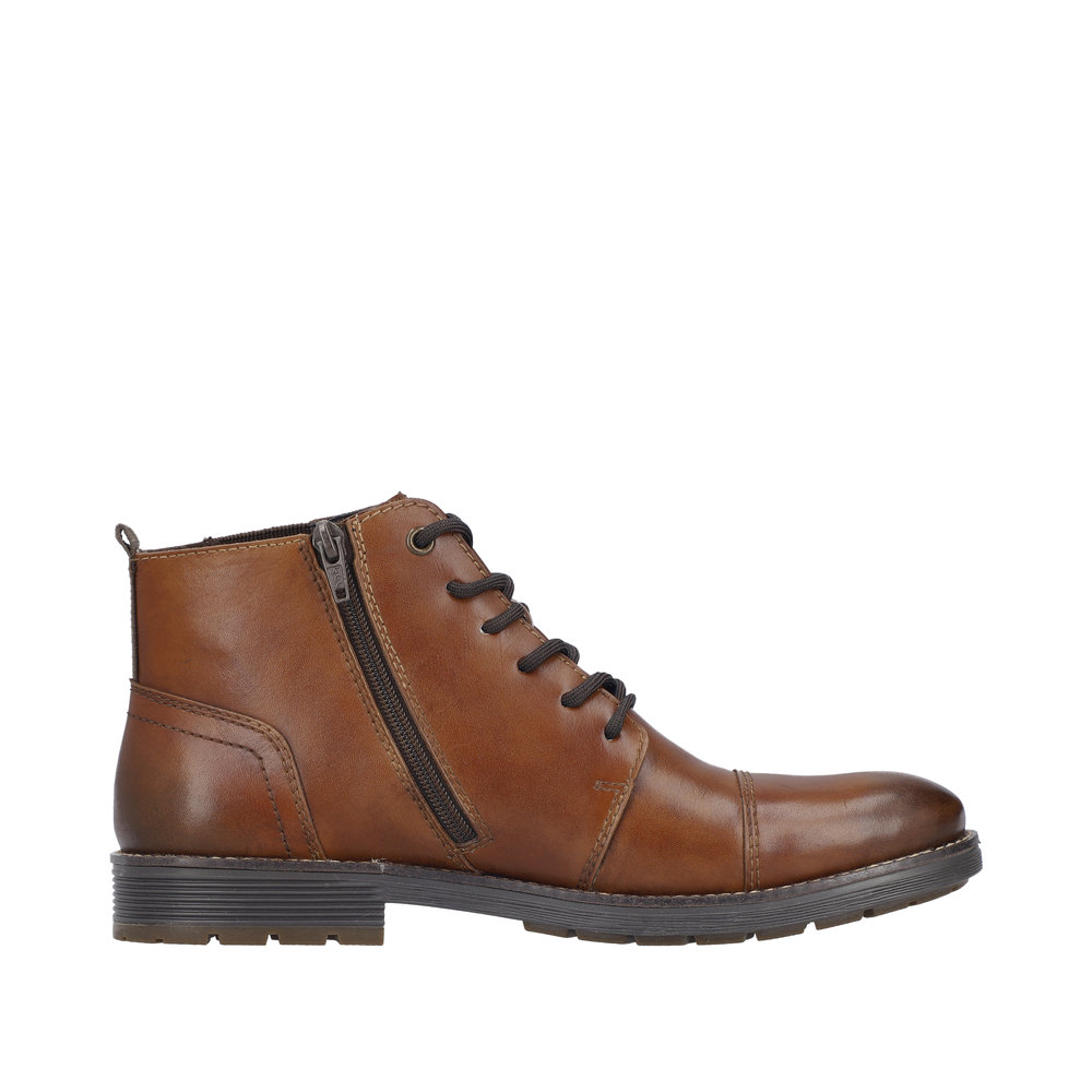 RIEKER Herren Stiefelette braun F4512-24 Leder und TEX RIEKER Herren Stiefelette braun F4512-24 Leder und TEX