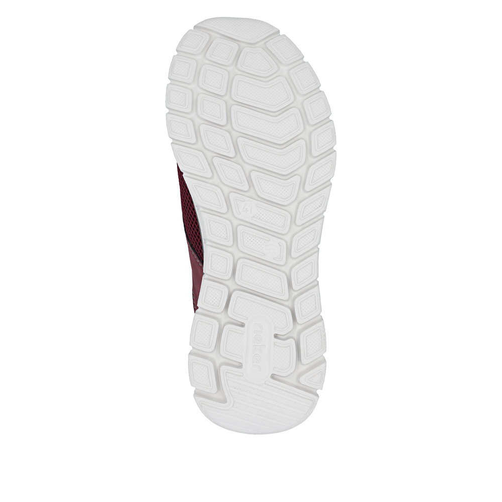 RIEKER Herren Sneaker Slipper rot B6652-35 bequem & leicht