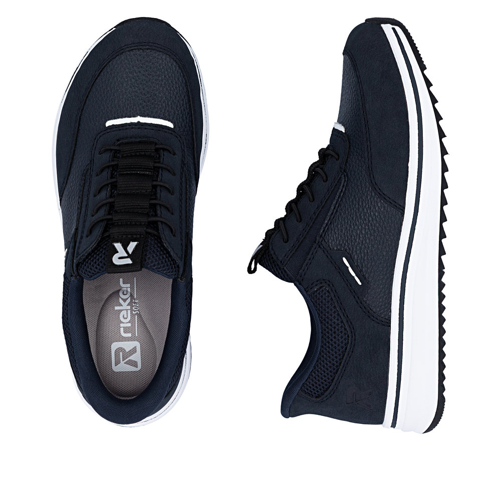 RIEKER Damen Sneaker dunkelblau L5850-14 extra weit