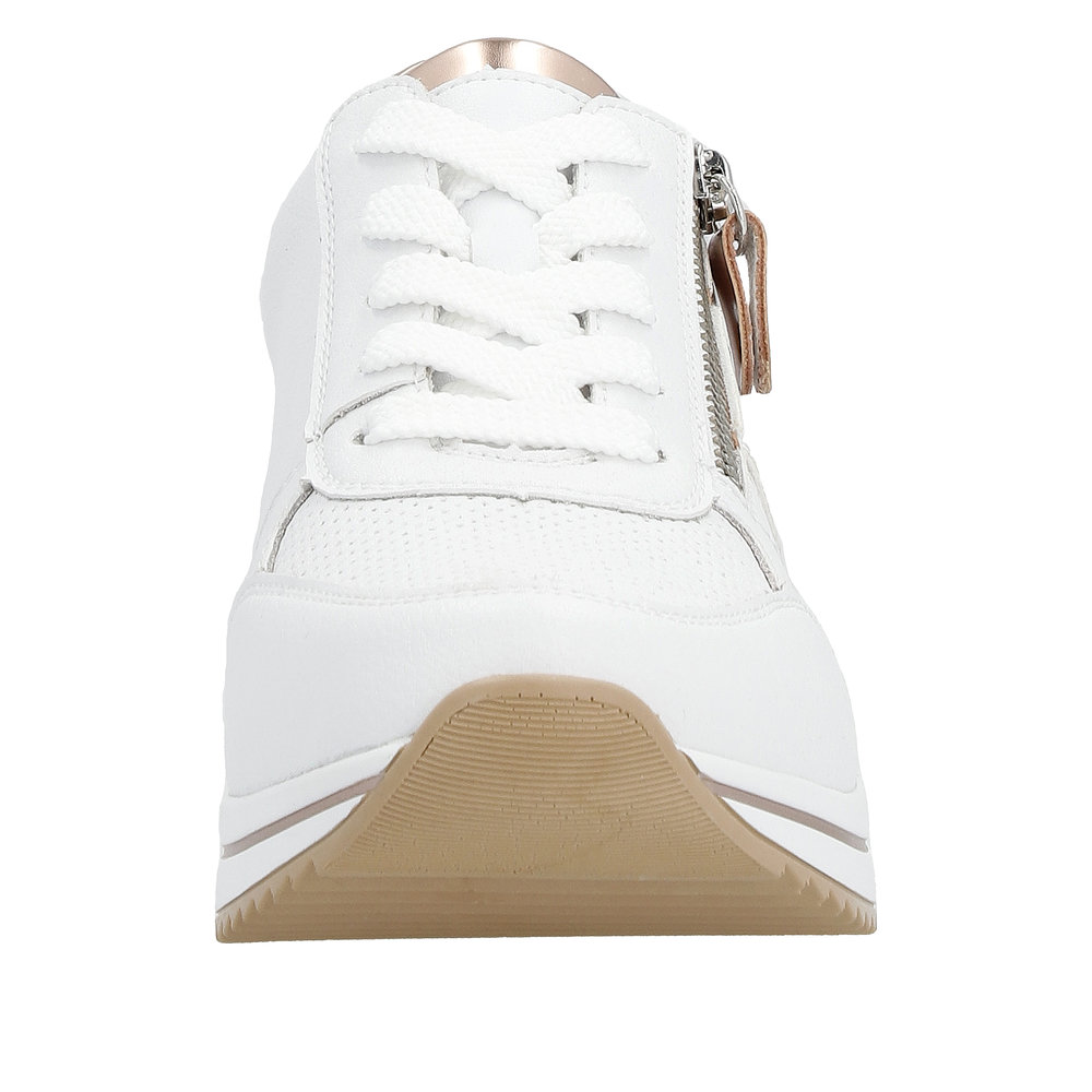 REMONTE Damen Sneaker weiß kupfer D0T04-80
